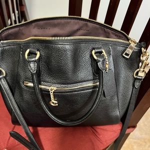 Coach Signature Elise Satchel black